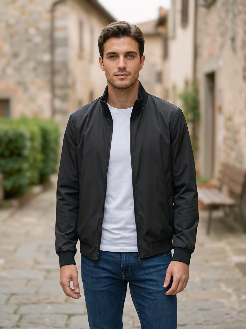 BOMBER MINIMAL IN TELA VELA