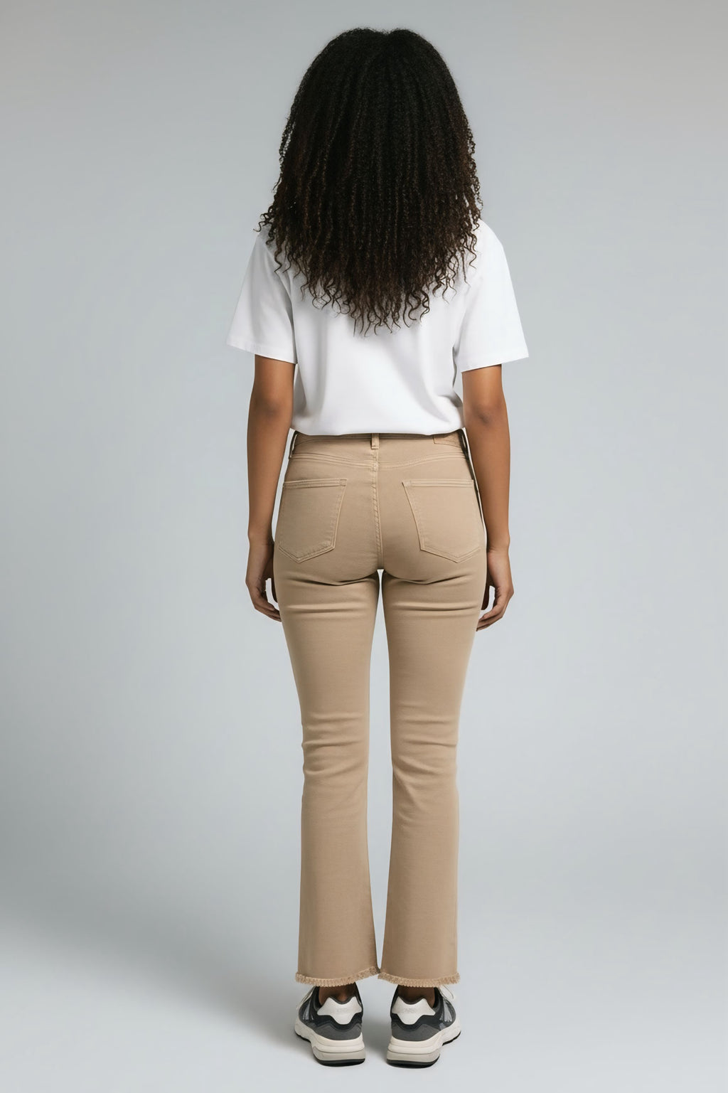 JEANS TROMBETTA flare cropped