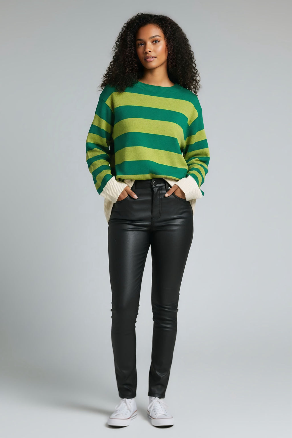 MAGLIONE RIGHE LARGHE