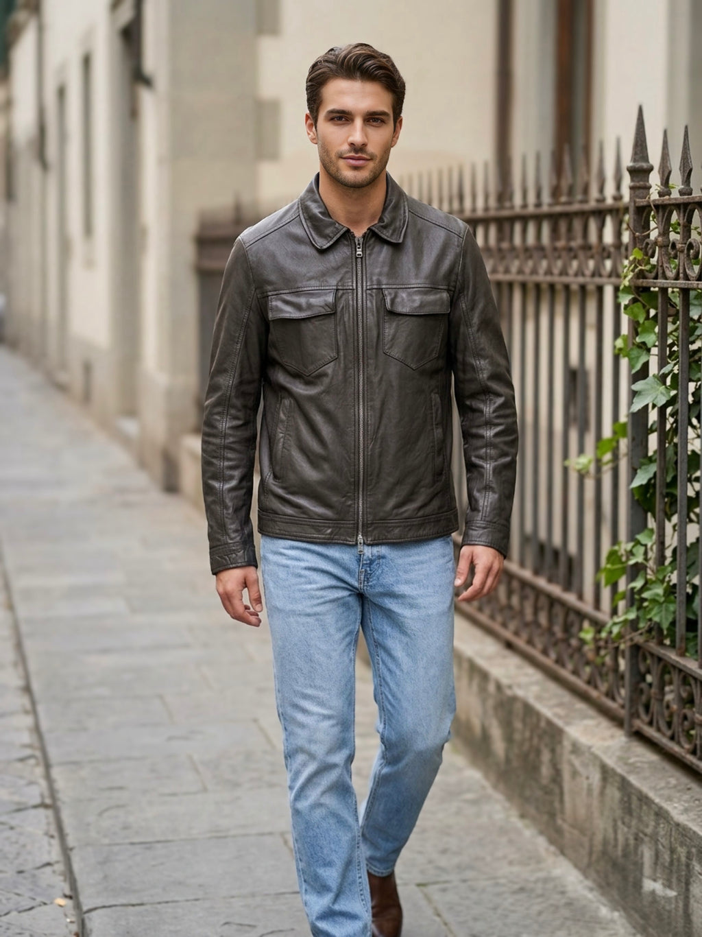 CARL- LA PELLE A CAMICIA
