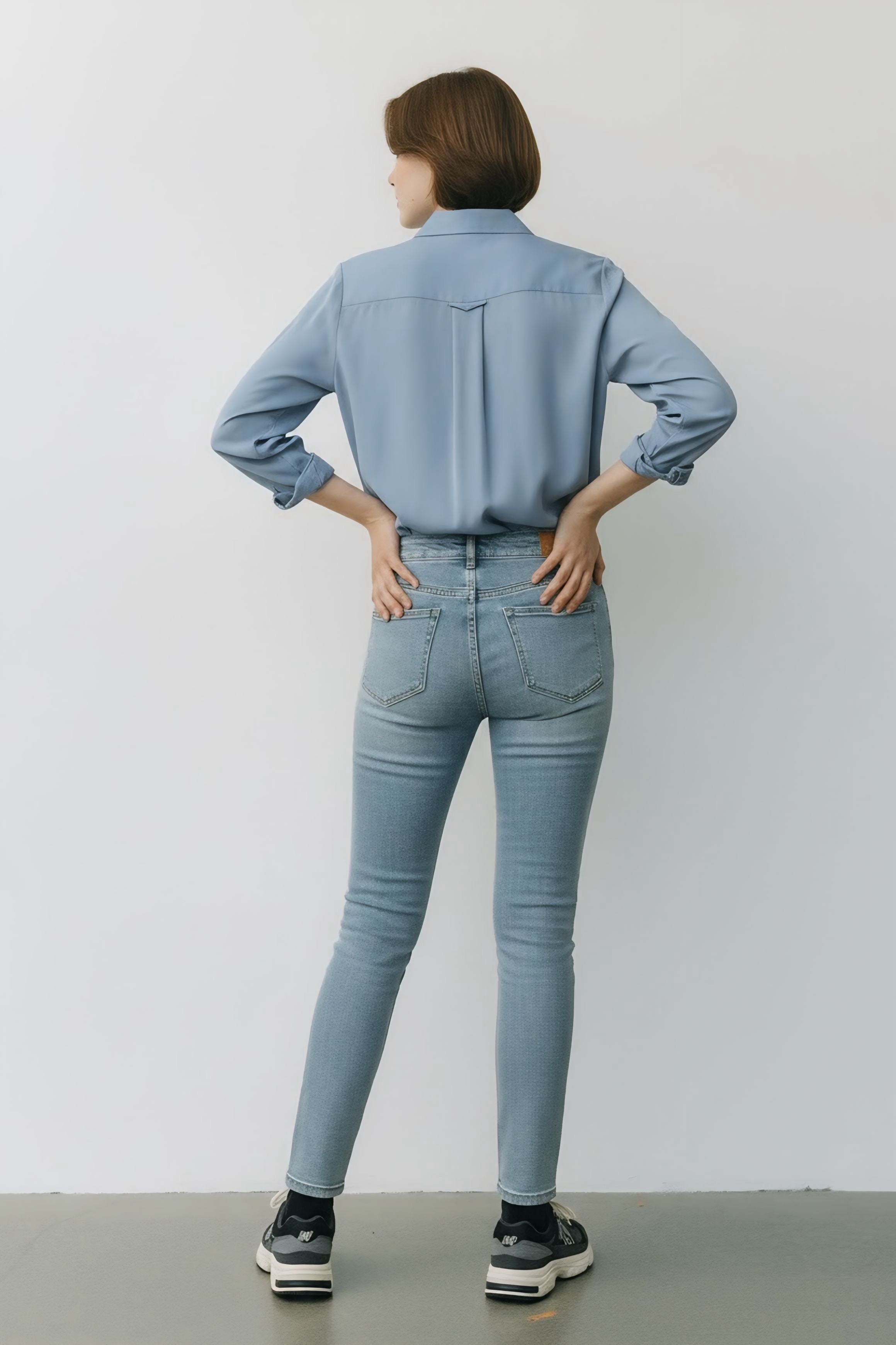 JEANS SLIM FIT DENIM CHIARO