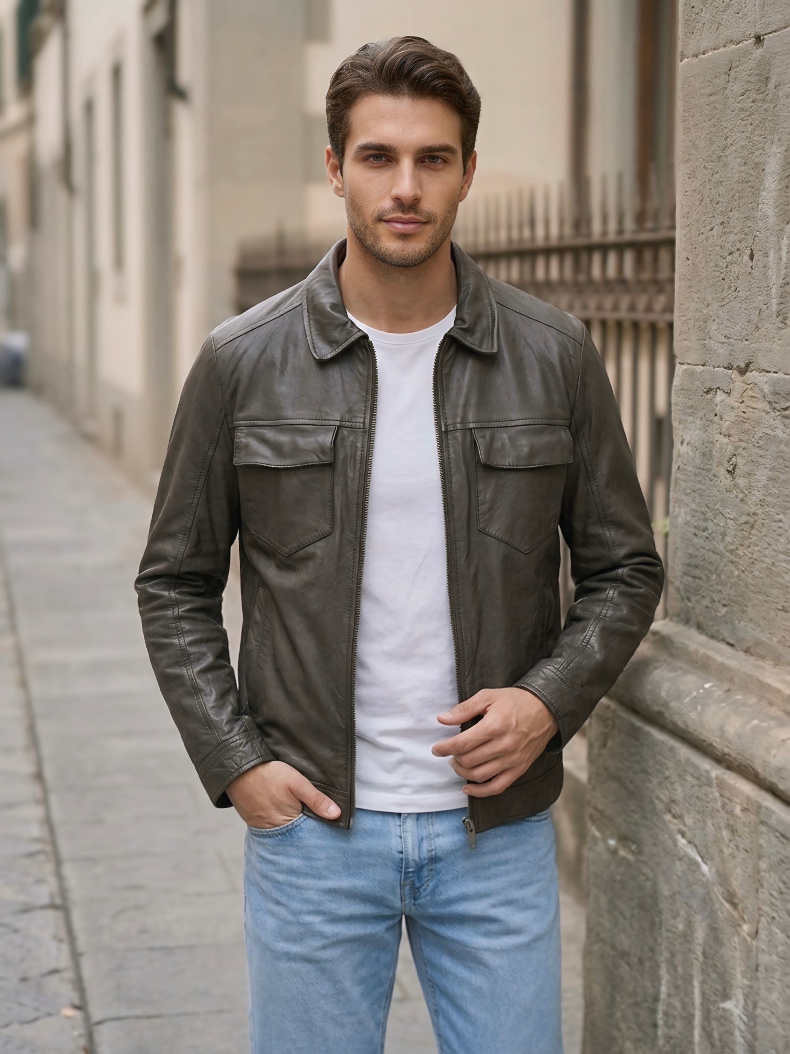 CARL- LA PELLE A CAMICIA