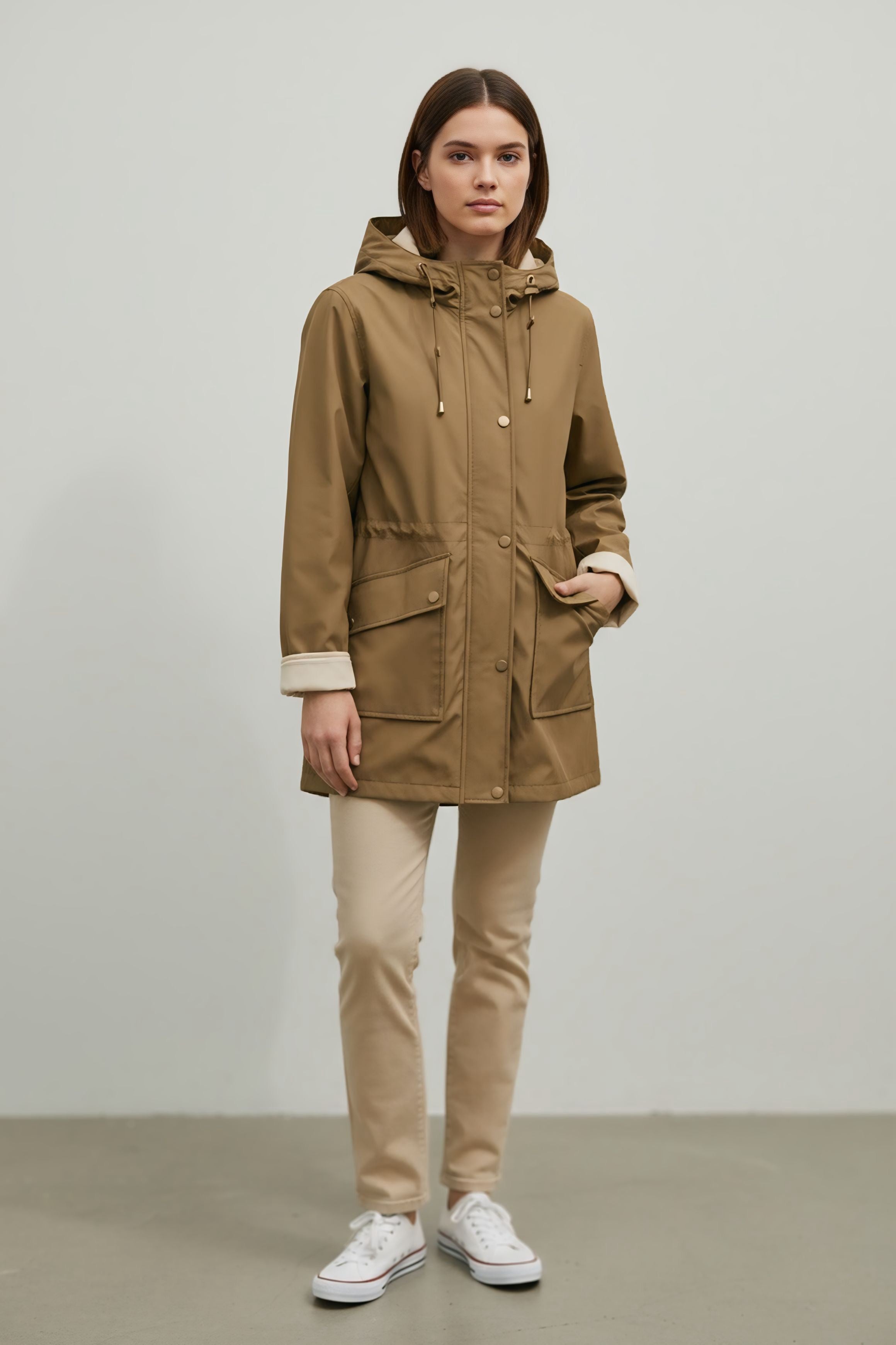 PARKA TESSUTO REVERSIBILE