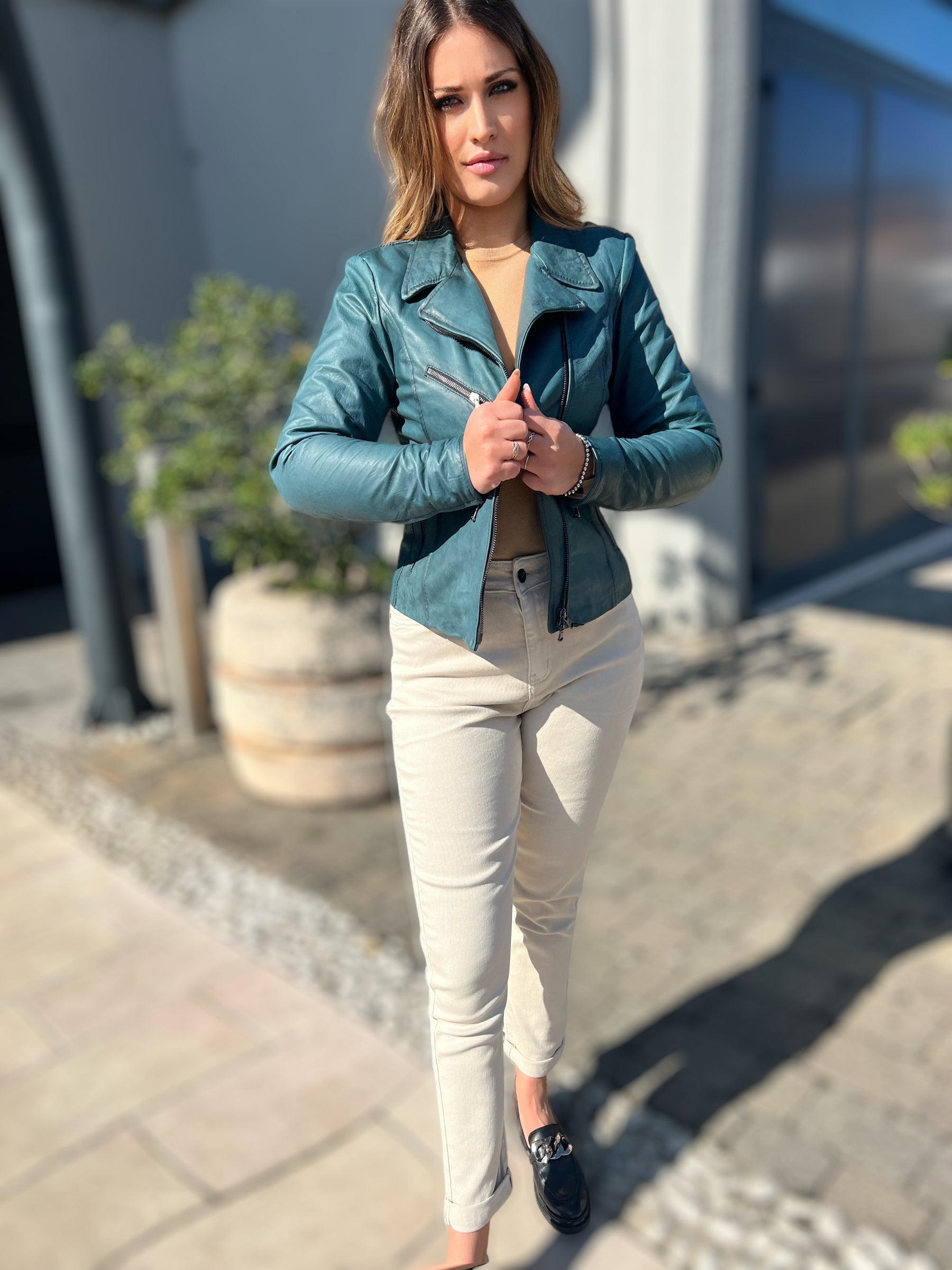 GIACCA IN VERA PELLE NAPPA