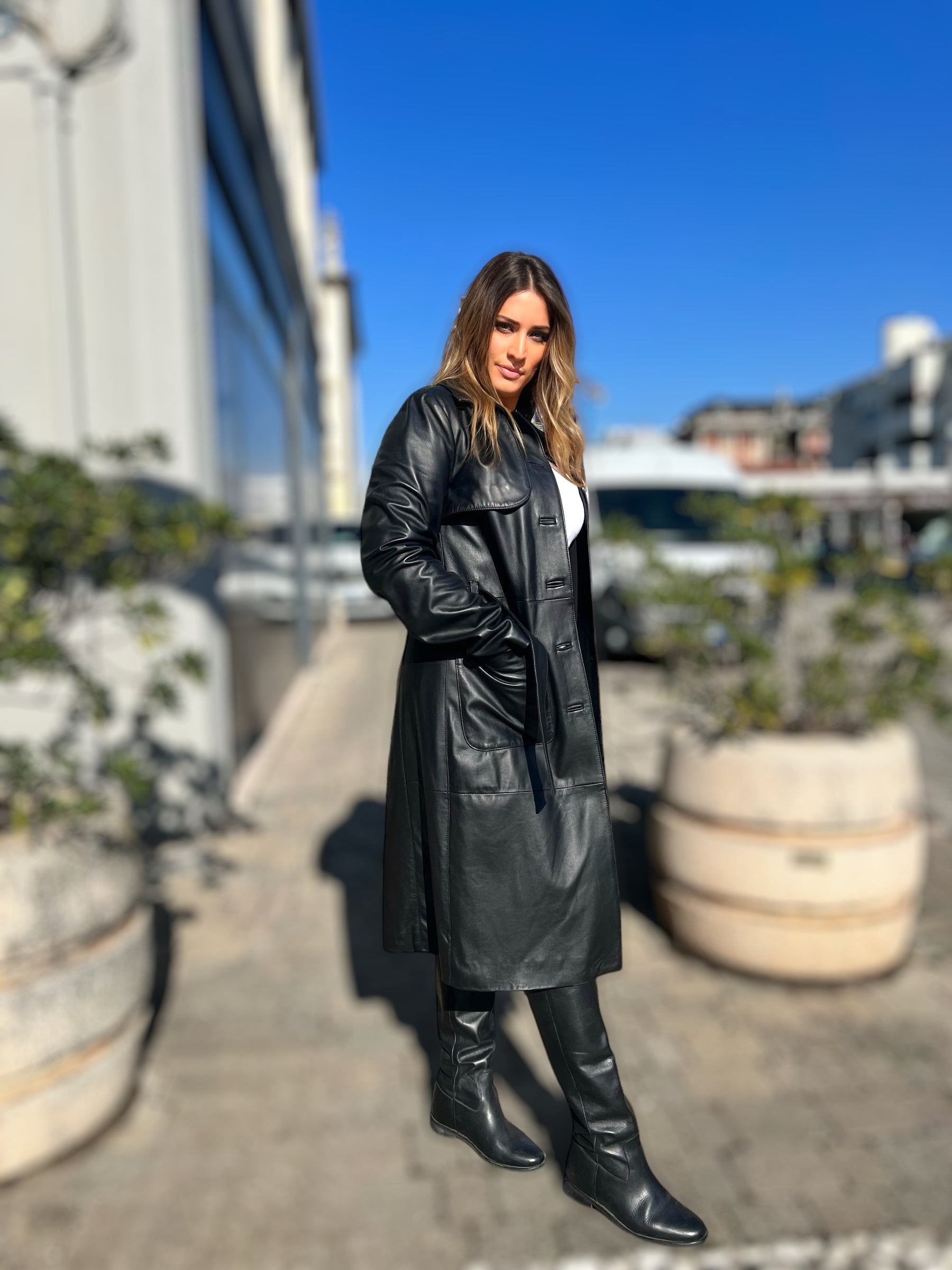 CAPPOTTO IN PELLE NAPPA