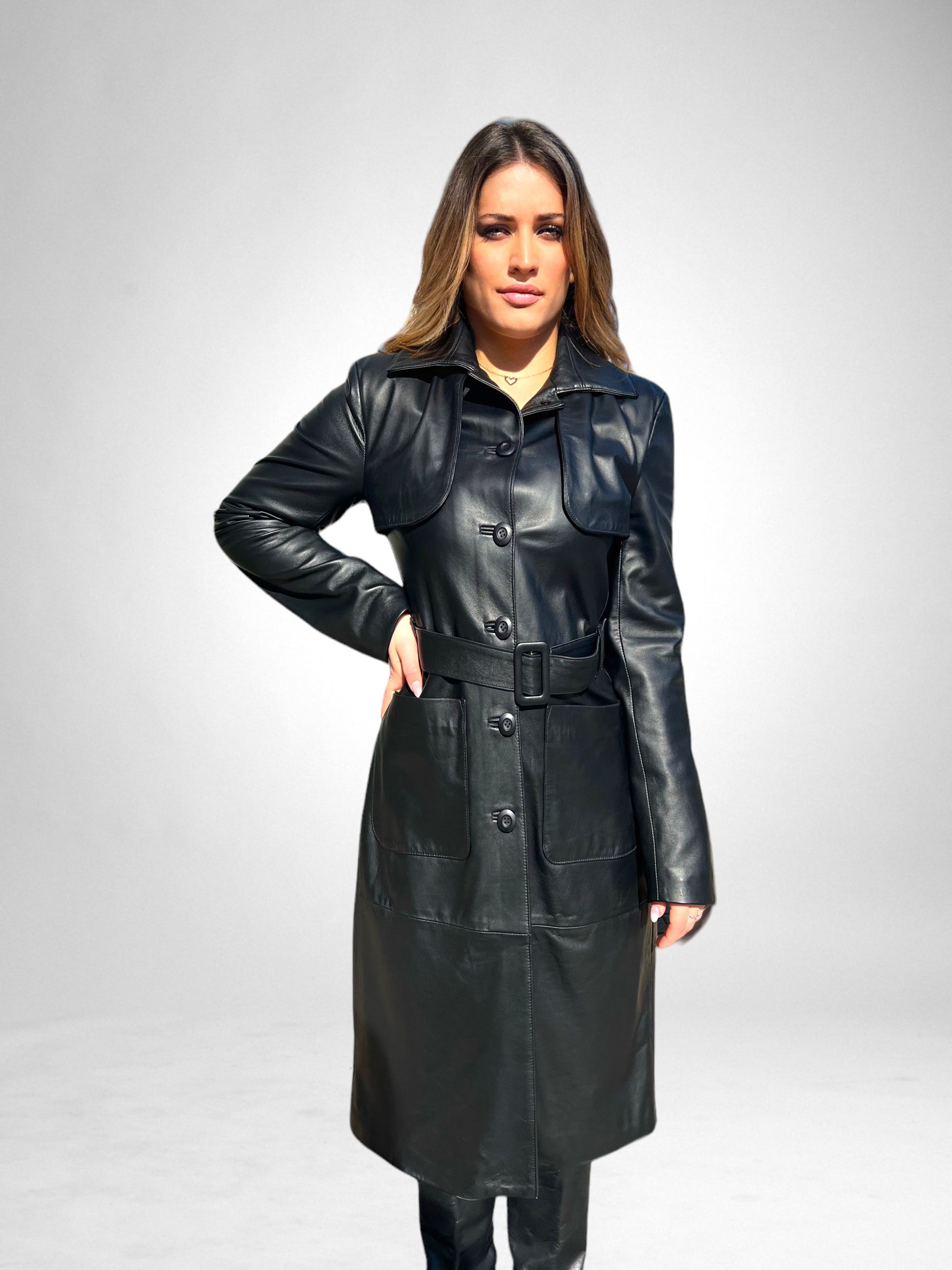 CAPPOTTO IN PELLE NAPPA